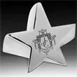 Star shaped award/paperweight made