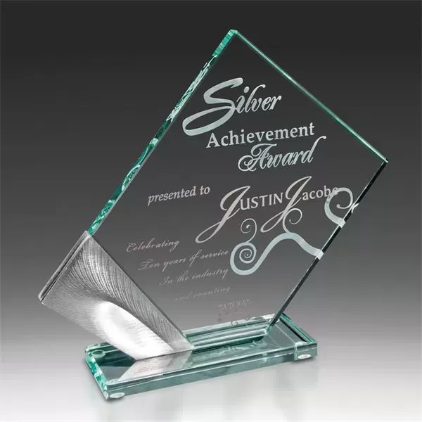 Premium jade glass award