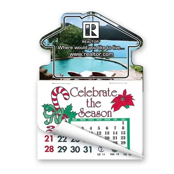 House Shape Calendar Pad