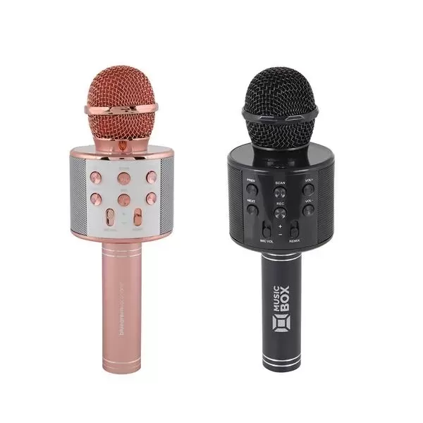 Karaoke microphone compatible with