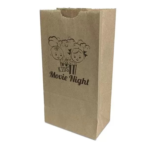 Paper Popcorn Bag with