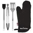 BBQ grilling set with