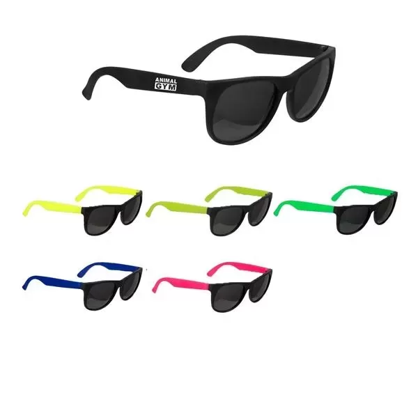 Sunglasses with matte soft