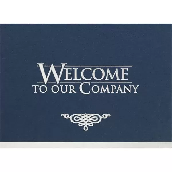 Company Welcome greeting card