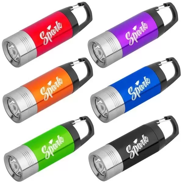 Portable LED flashlight with