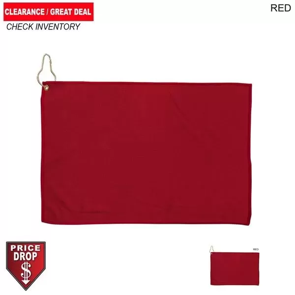 Discounted Colored Golf Towel,