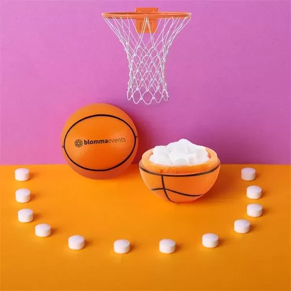 Basketball Mint Container with