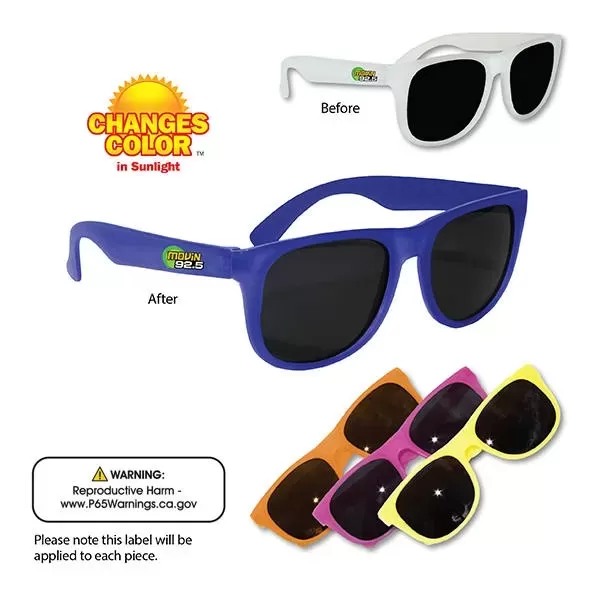 Sunglasses with frames that