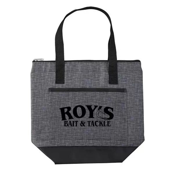 Two-tone cooler tote bag