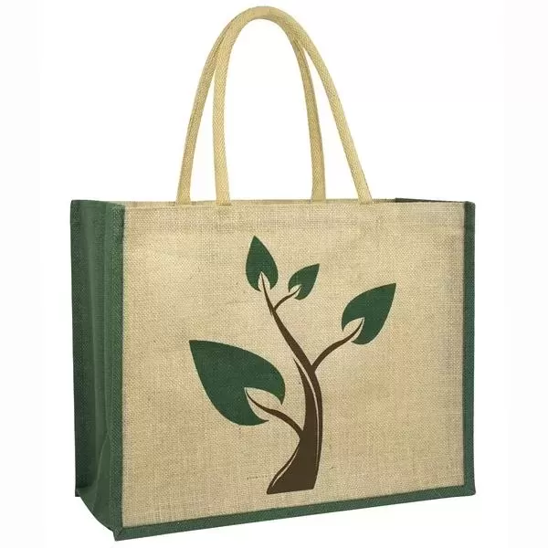 Custom Natural Jute Tote