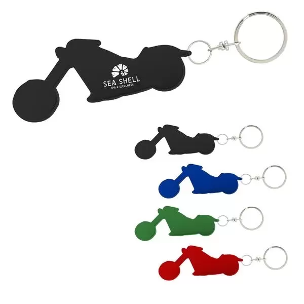 Motorcycle Bottle Opener Keychain