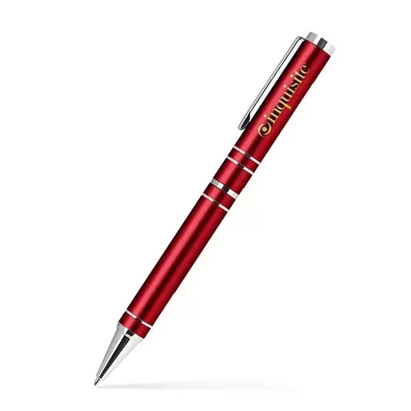 Twist action aluminum ballpoint