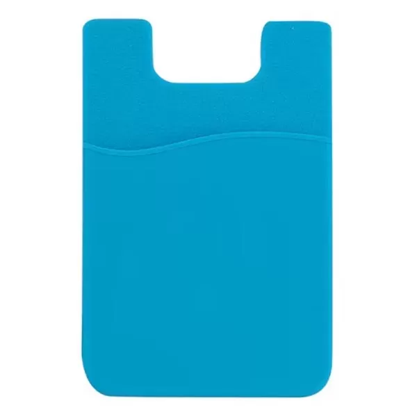 Silicone cellphone wallet with
