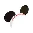 Mouse ears with elastic
