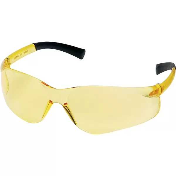 Safety glasses with straight