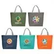 Recycled non-woven shopping tote