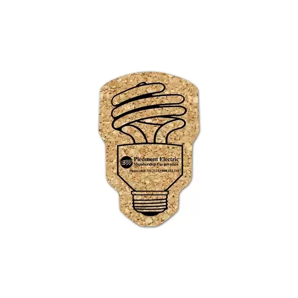 Energy Bulb Cork Coaster