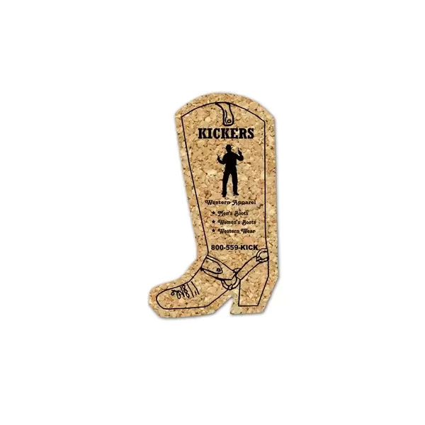 Cowboy Boot Cork Coaster