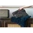 Luxurious woven throw with