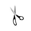 Scissors with bent trimmers