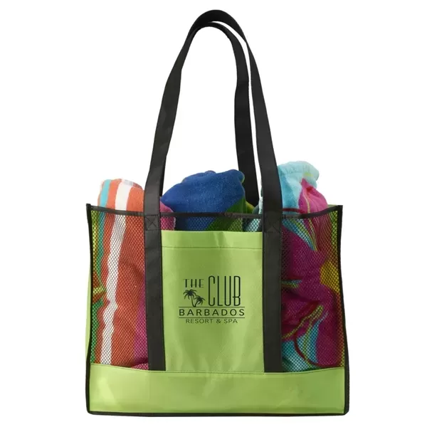 Non-woven beach tote bag