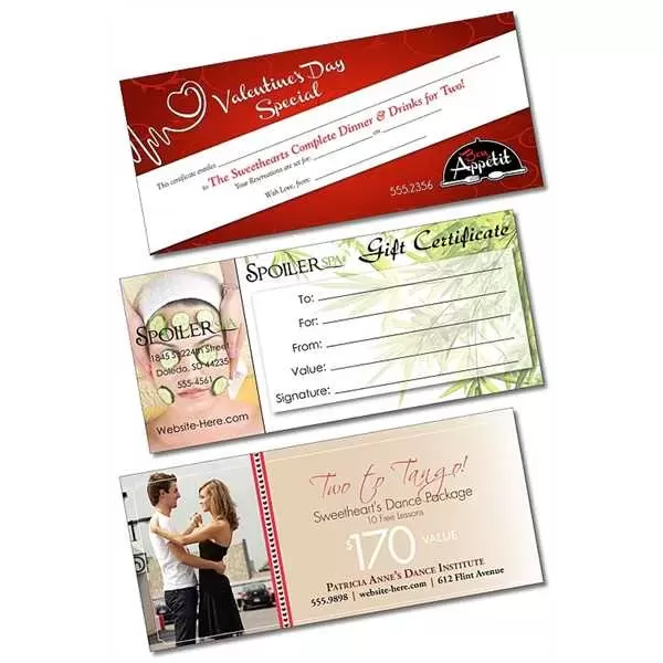 Gift Certificate - 4x9