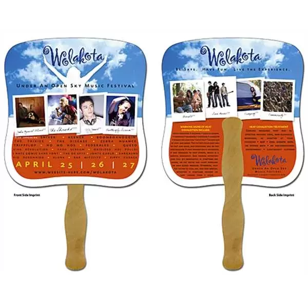 Hand Fan - 7.375x7.75