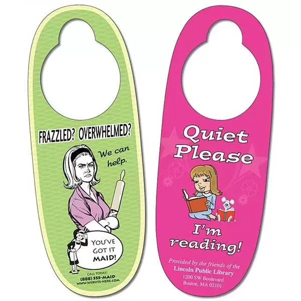 UV-Coated Door Hanger -