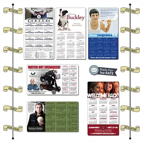 Announcement Calendar Magnet -