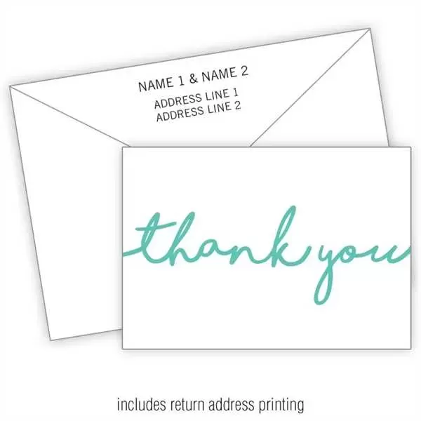 Wedding Thank You Card