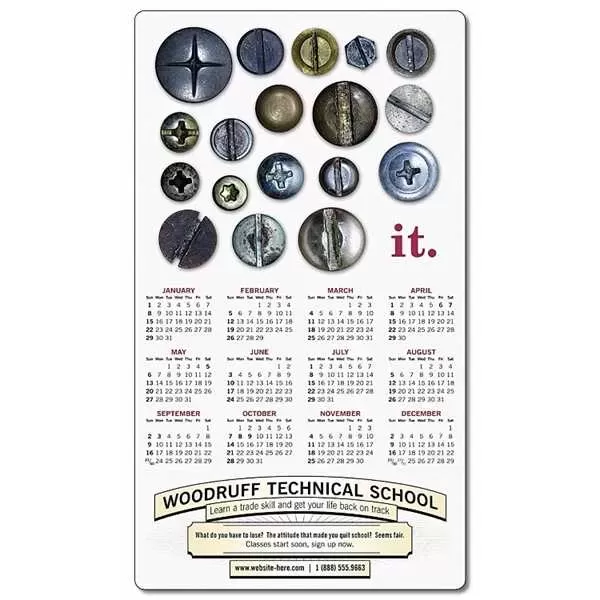School Calendar Magnet -