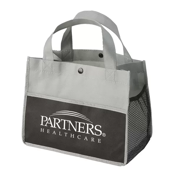 Non-woven lunch tote with