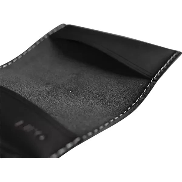 Featuring premium black leather,