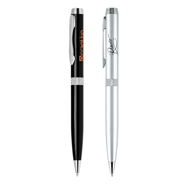 Aluminum ballpoint pen with