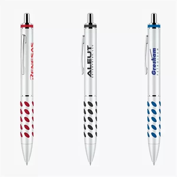 Aluminum click-action pen with