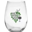 Imprinted Stemless Wine Glass