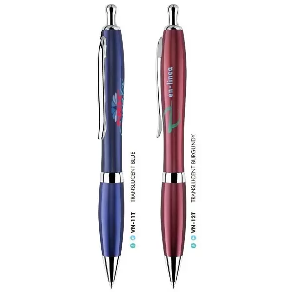 Click-action ballpoint pen made