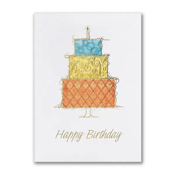 Ornate Birthday greeting card.