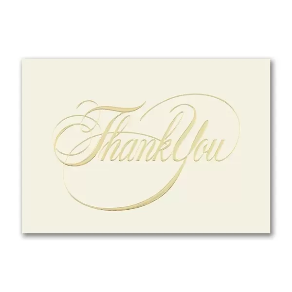 Elegant Thank You greeting