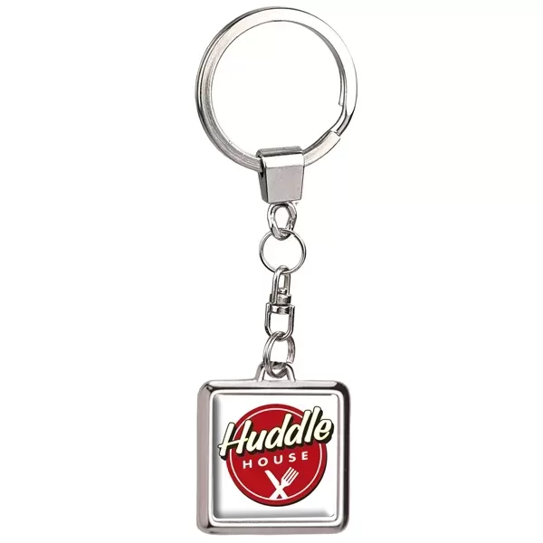 Chrome keytag with a