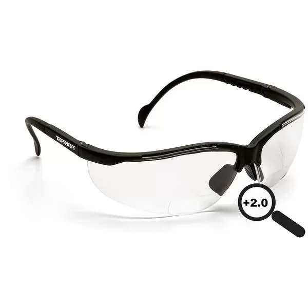 Safety glasses with UV
