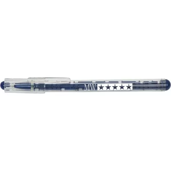 Plastic pen measuring 6