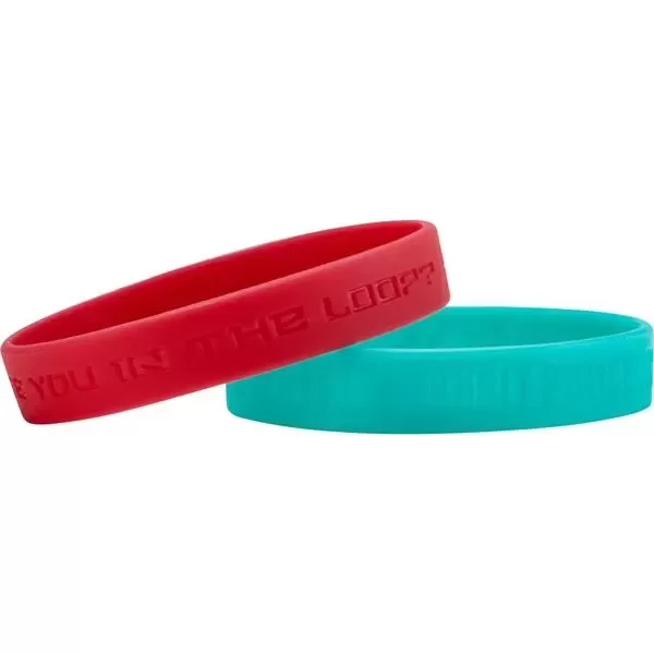 Silicone wristband. 1/2