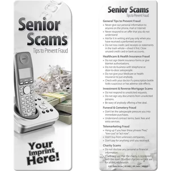 Bookmark - Senior Scams