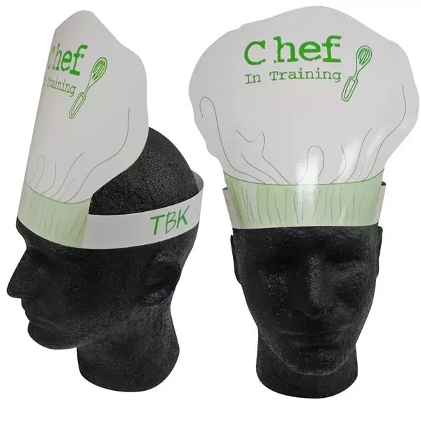 Chef's hat, liquid laminated