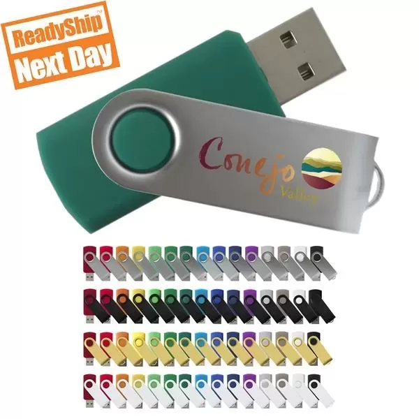 Swivel USB flash drive.