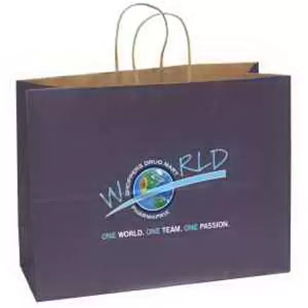 Matte paper shopper with