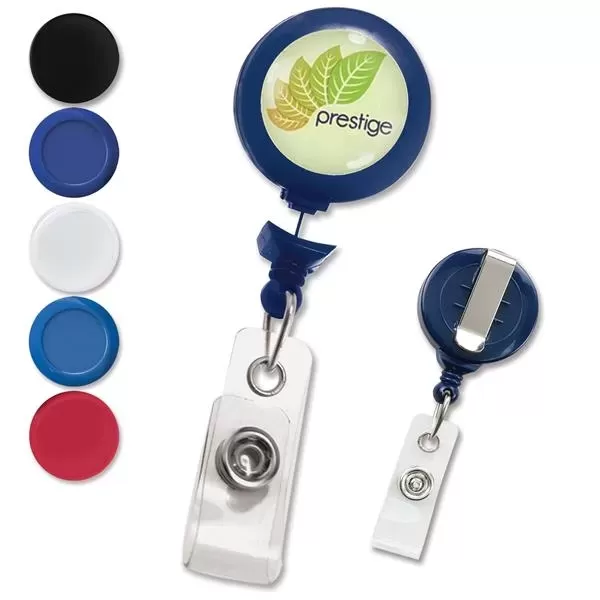 Custom badge reel features