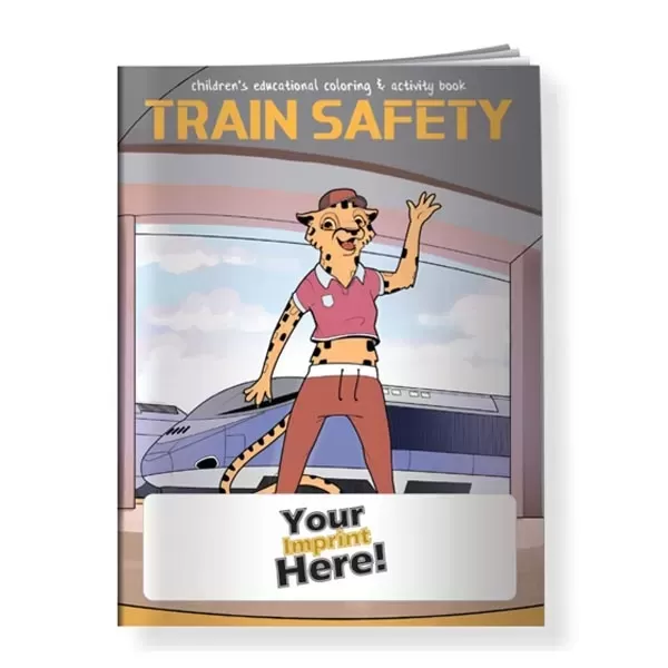 Train Safety coloring book