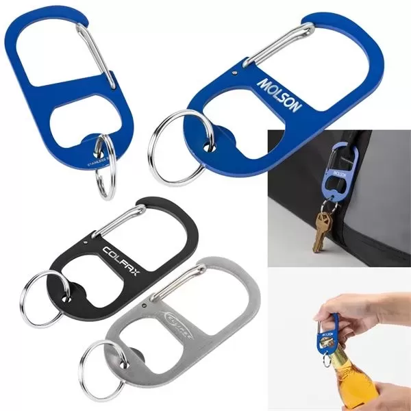 Stainless steel carabiner clip